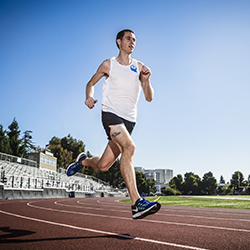 Runner at Track and Field